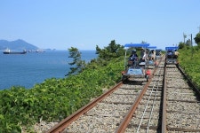 여수 해양레일바이크, 해변을 따라 조성된 낭만의 바이크 길 - 콕콕! 지역정보 | 구석구석 떠나볼까 | 대한민국구석구석