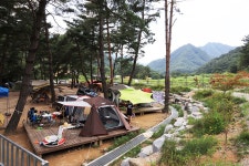 용오름캠핑장 레저스포츠 정보와 주변 관광 명소 및 근처 맛집 여행 정보