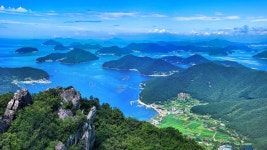 [관광겔러리] 한산도를 바라보며 ( 경상남도 거제시 동부면 )