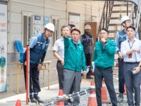 폭염대비 군산시 구암동 더샾 프리미엘 건설현장 근로자 폭염 대비 상황점검:경인투데이뉴스 ≪경인투데이뉴스≫ 폭염대비 군산시 구암동 더샾... 