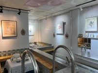 남해군 눈내목욕탕미술관, 입체자수 및 도자기 전시:경인투데이뉴스 ≪경인투데이뉴스≫ 남해군 눈내목욕탕미술관, 입체자수 및 도자기 전시