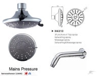 Shower Head H4313 Wall Mount Chrome Mains Pressure | Trade Me Shower Head H4313 Wall Mount Chrome Mains Pressure