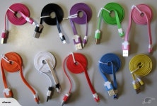 1M iPhone 5/6 iPod 5/6 Nano iPad Colour Flat Cable | Trade Me 1M iPhone 5/6 iPod 5/6 Nano iPad Colour Flat Cable