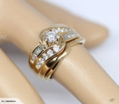 14ct Diamond Duo Ring Set TDW 1.00ct H1796 | Trade Me 14ct Diamond Duo Ring Set TDW 1.00ct H1796