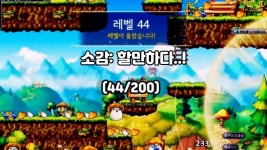 주황버섯만 잡아서 43~44 | 메이플 인벤