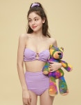 비비드 텍스쳐 믹스매치 비키니 3 COLORS 스크런치SET Top :상세정보 - HAGO(하고)