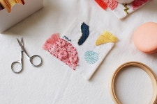 텐바이텐 10X10 : (혜화) 컬러 감성 넘치는 입체 자수 티코스터