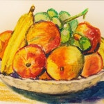 텐바이텐 10X10 : (마포) 오일파스텔로 그리는 달콤한 과일과 디저트