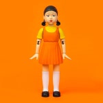 텐바이텐 10X10 : 오징어게임 영희 피규어(공식 라이선스 넷플릭스) 25cm