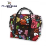 [아이스탁몰]  팜스프링스 [팜스프링스골프] 컬러풀 배색 플라워 포인트 여성 토드백_185992 67,500원