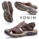 [아이스탁몰]  보닌 보닌 천연소가죽 누벅 초경량 스포츠 샌들 GKFN017DBR 89,000원