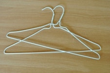 세탁소 옷걸이 활용법 신발정리대 만들기 - 위즐