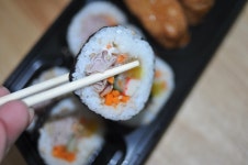 세븐일레븐 편의점 롯데월드 모노레일 김밥 리뷰 - 위즐