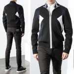 닐바렛 엠보배색 라이닝 니트 집업 (블랙)BMA513V B617C 1139