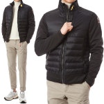 파라점퍼스 SHIKI 시키 소프트쉘믹스 덕다운 경량패딩점퍼 (블랙)20FW - PMJCK KU01 541