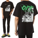 디스퀘어드 블랙 테이핑로고워시드 블랙진 (슬림바이커핏)19FW - 74LB0619