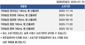 [웅진식품] 가야농장 180ml병 당근/알로에/토마토/종합세트/행복세트/건강세트 - NS홈쇼핑