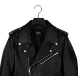 [206 HOMME by LEE YOUNG JUN]2014-15 F/W NEW COLLECTIONMINIMAL GOAT SLIM-FIT TWO-WAY ZIPPER BIKER JACKETMAN + WOMAN(LT-092)206... 