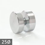 알루미늄 무도금 다보볼트  25Ø 장식볼트 (다리형) 상품 상세정보 알루미늄 무도금 다보볼트  25Ø 장식볼트 (다리형)