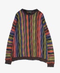 Againuse Unique vintage & used clothing select shop. COOGI PATTERN COSBY SWEATER(XXL)