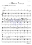 Daniele Vidal Les Champs Elysees(오 샹제리제) 악보