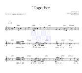 카더가든 Together MR : 악보바다 카더가든 Together 악보