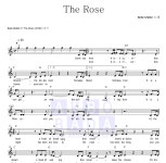 Bette Midler The Rose MR : 악보바다 Bette Midler The Rose 악보