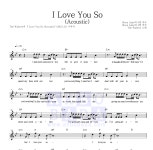 The Walters I Love You So (Acoustic) 악보