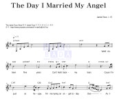 Jamie Foxx The Day I Married My Angel MR : 악보바다 Jamie Foxx The Day I Married My Angel 악보