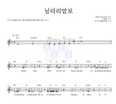 블락비 닐리리맘보 악보