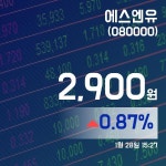 (국내주가정보) 28일 에스엔유주가 2,900원