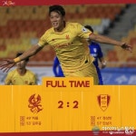 '허율·김주공 골' 광주FC, 수원삼성과 2-2 무승부