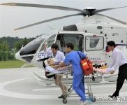 하늘 나는 응급실 경북 닥터헬기 출항 9년..중증외상환자 등 2623명 환자 이송