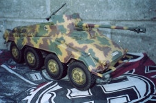 SCHWERE PANZERSPAHWAGEN 8-RAD SDKFZ 234/4 (75mm PaK 40 L/46) IN 1/15 SCALE