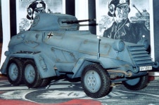 SDKFZ 231 6 WHEELED RECON ARMORED CAR in 1/15 SCALE