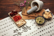 Chinese traditional medicine vector, how to get rid of burn blisters on face