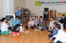 김만수 시장, 조마루∙옥길 경로당 어르신들과 현장대화 :: 부천타임즈