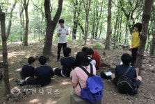 부천부곡중, 인터넷중독 숲 체험활동으로 :: 부천타임즈