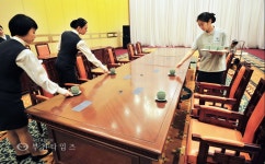 [생생포토] 남북회담 무산된 그랜드힐튼호텔 회담장 :: 부천타임즈