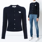 BUYEST - ◆당일◆19F/W 여성 PLAY 백로고 더블하트 프린팅 티셔츠 블랙 AZ-T193-051-1 바이스트|◆당일◆19F/W 여성 PLAY 백로고... 