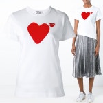 BUYEST - ◆당일◆20FW 여성 레드 하트 와펜 후드티셔츠 블랙 AZ-T173-051-1 바이스트|◆당일◆20FW 여성 레드 하트 와펜 후드티셔츠... 