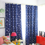 까사 CASA : [레인보우하우스] 반짝별 암막커튼 네이비 M 1장 [레인보우하우스] 반짝별 암막커튼 네이비 M 1장 | 까사