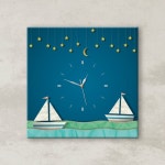 까사 CASA : cx443-페이퍼아트_바다와배_노프레임벽시계 cx443-페이퍼아트_바다와배_노프레임벽시계 | 까사