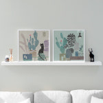 까사 CASA : [아트포스터액자]느린오후_43x43(인테리어액자/거실액자/알루미늄액자) [아트포스터액자]느린오후_43x43(인테리어액자/거실액자... 