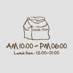 까사 CASA : [그래픽스티커]오픈앤클로즈 빈티지 테이크아웃 포장 [그래픽스티커]오픈앤클로즈 빈티지 테이크아웃 포장 | 까사