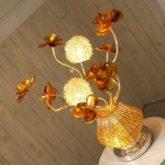 까사 CASA : [비스코]로즈와이어3등스탠드-골드(H8001/3) [비스코]로즈와이어3등스탠드-골드(H8001/3) | 까사