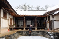 사는이야기 - 논산시 백일헌 이삼장군 고택의 설경 - 충청남도 논산시 백일헌 이삼장군 고택의 설경