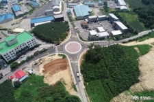 충남넷 모바일 천안시, 율금회전교차로 추석맞이 조기 준공