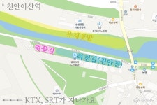 여행 - 유채꽃과 고속열차 풍경, 아산의 작은 마을 휴대3리 - 충청남도 유채꽃과 고속열차 풍경, 아산의 작은 마을 휴대3리