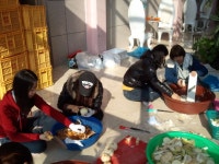 청강문화산업대학교 김장 김치 담그기 자원봉사활동 함께 해요~